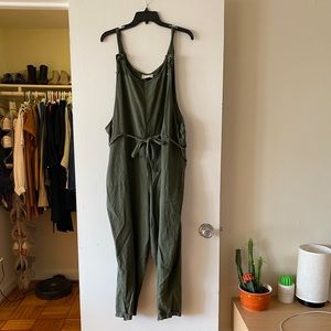 Universal Thread olive green jumpsuit